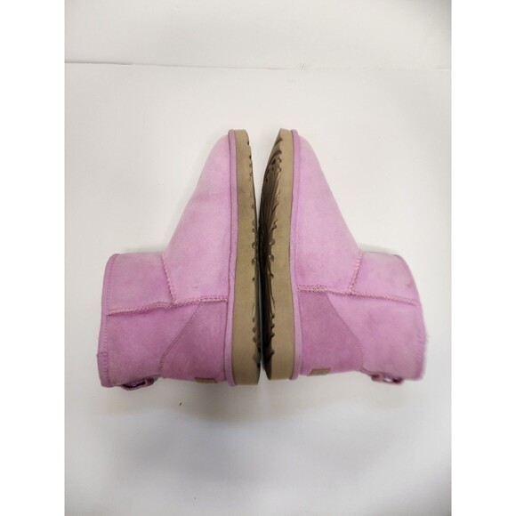 UGG Boots Womens 8 Pink Classic Mini II - Picture 3 of 8